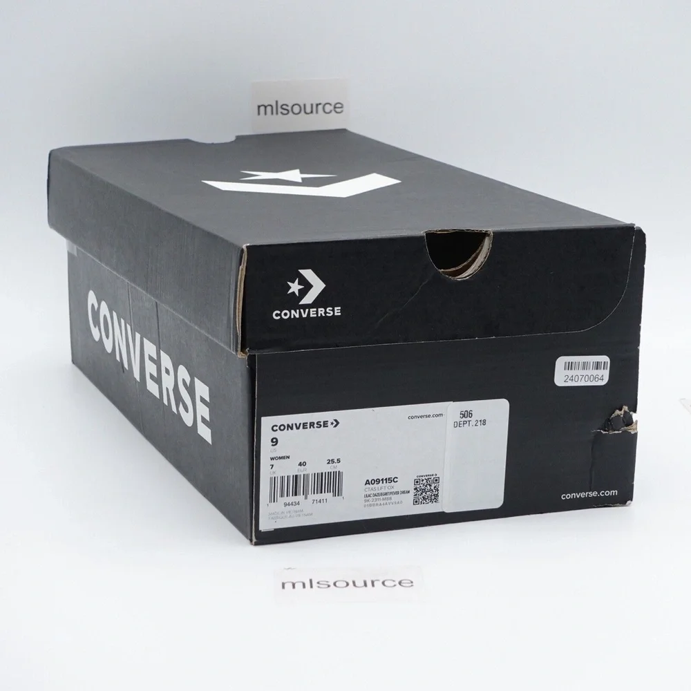NEW Converse Chuck Taylor All Star Lift Low Top Sneakers A09115C - Picture 4 of 8